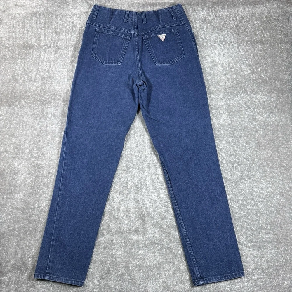 VTG Guess Georges Marciano Mom Jeans 31 High Rise Button Fly Made In USA 80s 90s